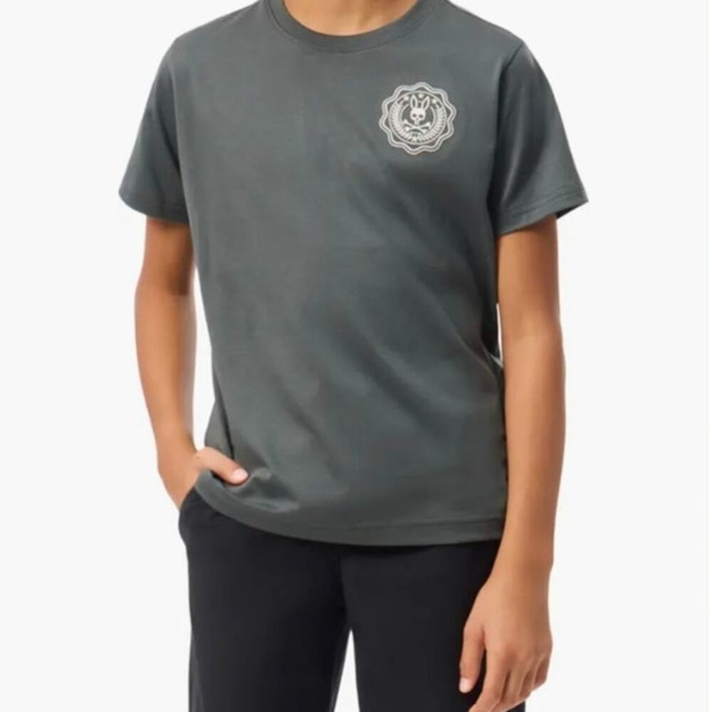Kids' London Embroidered Logo T-Shirt Psycho Bunny 14/16